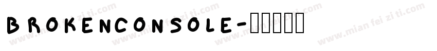 brokenconsole字体转换