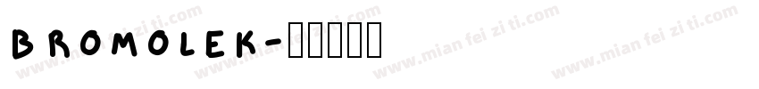 bromolek字体转换
