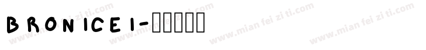 bronicei字体转换