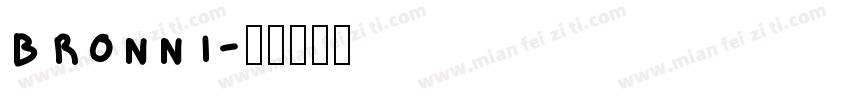 bronni字体转换