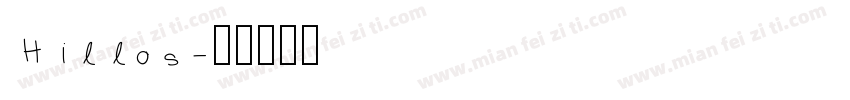 Hillos字体转换