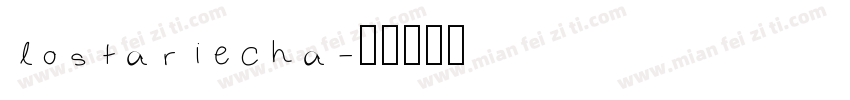 lostariecha字体转换