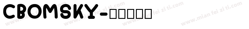 CBOMSKY字体转换