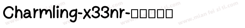 Charmling-x33nr字体转换