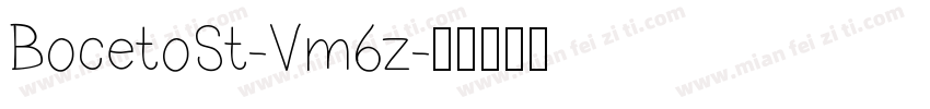 BocetoSt-Vm6z字体转换