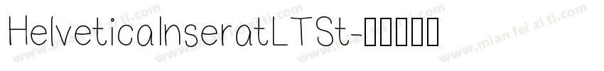 HelveticaInseratLTSt字体转换