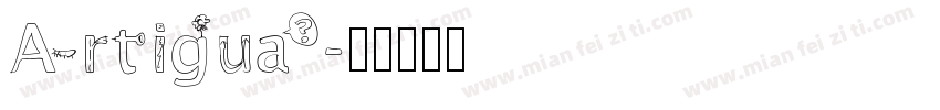 Artigua字体转换