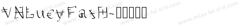 VNLucyFaxH字体转换