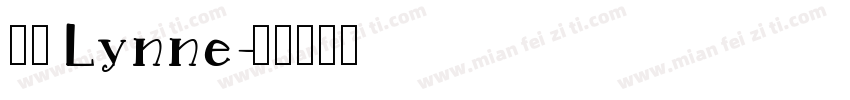 拾柒Lynne字体转换
