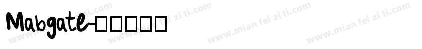Mabgate字体转换