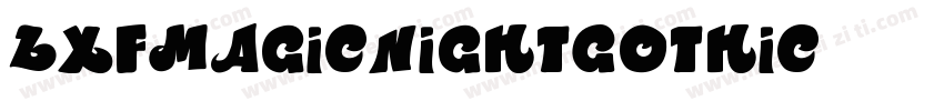 ZXFMagicNightGothic字体转换