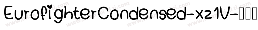 EurofighterCondensed-xz1V字体转换