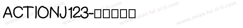 ACTIONJ123字体转换