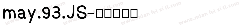 may.93.JS字体转换