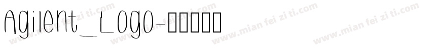 Agilent_Logo字体转换