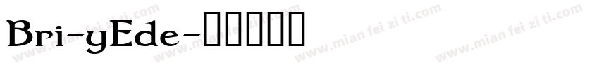 Bri-yEde字体转换