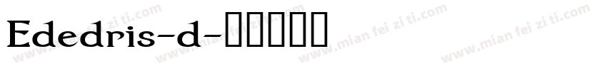 Ededris-d字体转换