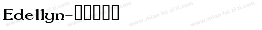 Edellyn字体转换