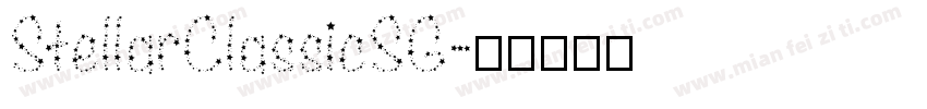 StellarClassicSG字体转换
