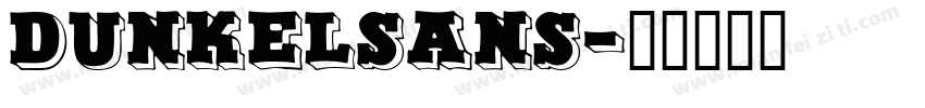 DunkelSans字体转换