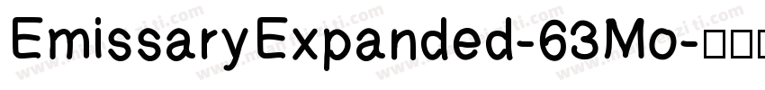 EmissaryExpanded-63Mo字体转换