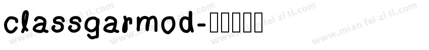 classgarmod字体转换