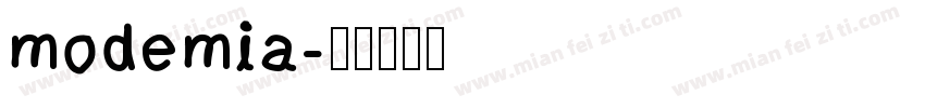 modemia字体转换