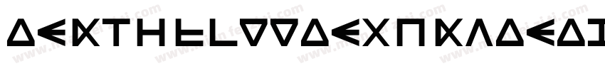 DeathbloodExpandedItalic-8GgZ字体转换