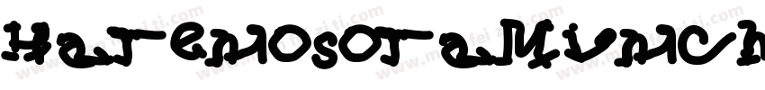 HarenosoraMincho字体转换