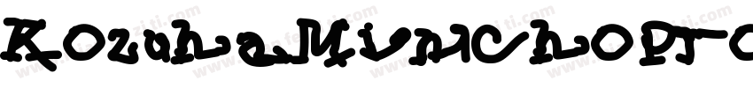 KozuhaMinchoProbold字体转换