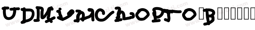 UDMinchoPro-B字体转换
