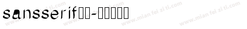 sansserif字体字体转换
