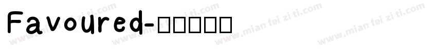 Favoured字体转换