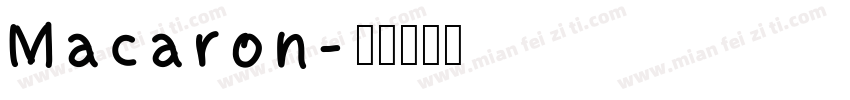 Macaron字体转换