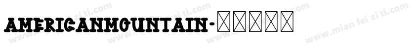 AmericanMountain字体转换