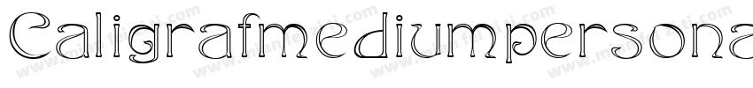 Caligrafmediumpersonaluse-ZVJ6J字体转换
