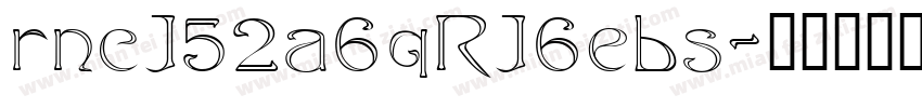 rncJ52a6qRJ6ebs字体转换