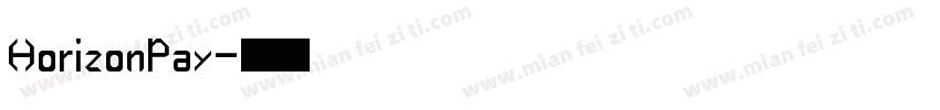 HorizonPay字体转换