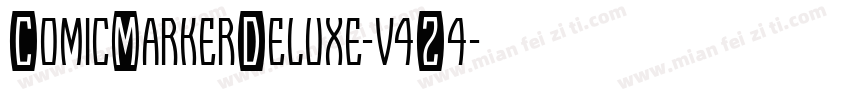 ComicMarkerDeluxe-v4Z4字体转换