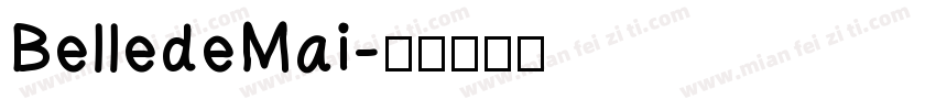 BelledeMai字体转换