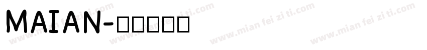 MAIAN字体转换