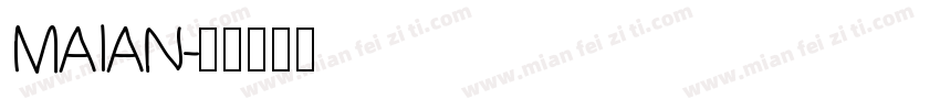 MAIAN字体转换