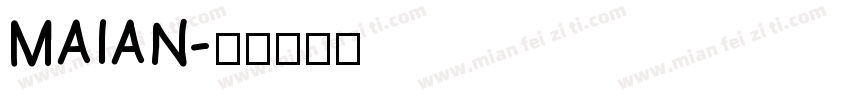 MAIAN字体转换