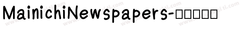 MainichiNewspapers字体转换