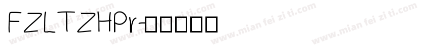 FZLTZHPr字体转换