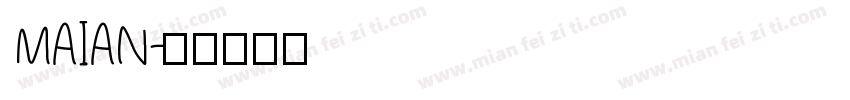 MAIAN字体转换