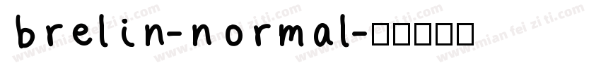 brelin-normal字体转换