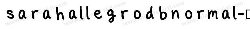 sarahallegrodbnormal字体转换