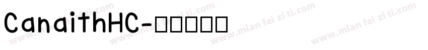 CanaithHC字体转换