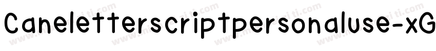 Caneletterscriptpersonaluse-xGz8字体转换